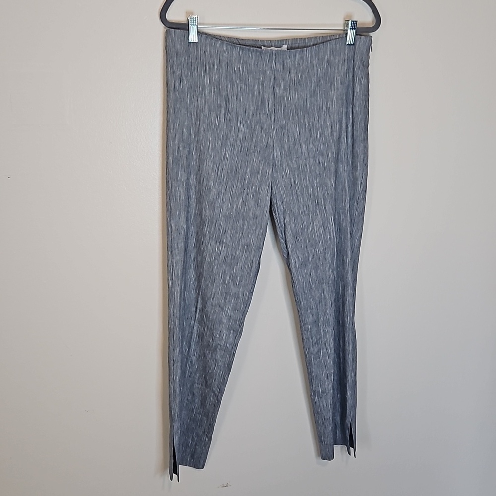 Charlotte Kellogg Palm Beach Crop Pants Size 8 Linen Rayon